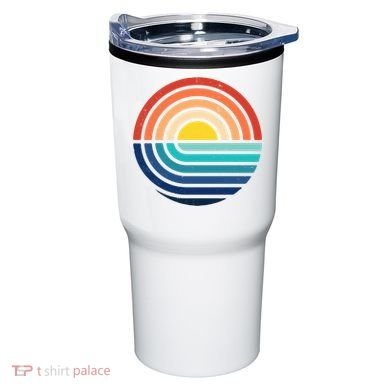 Sunset Retro Waves Tumbler