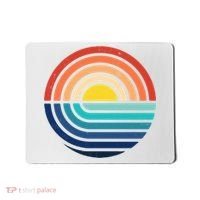 Sunset Retro Waves Mousepad thumb 0