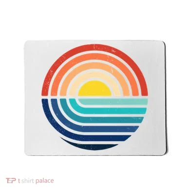 Sunset Retro Waves Mousepad