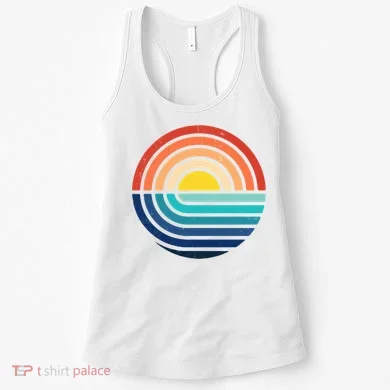 Sunset Retro Waves Women's Tank Top