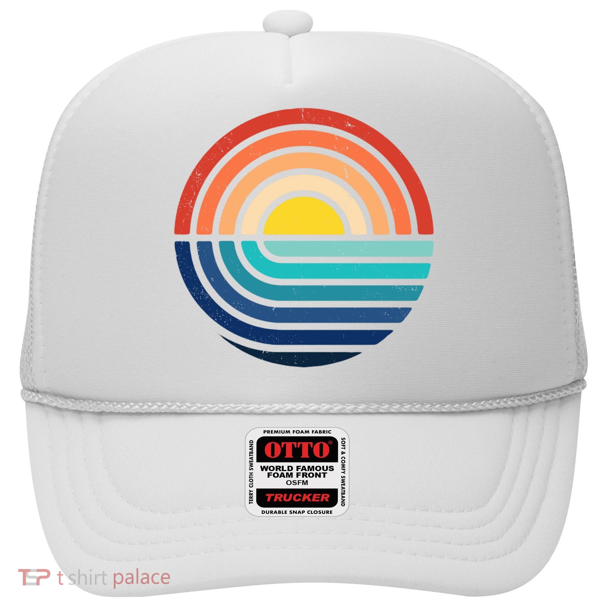 Sunset Retro Waves Hat
