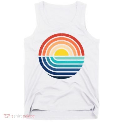 Sunset Retro Waves Tank Top