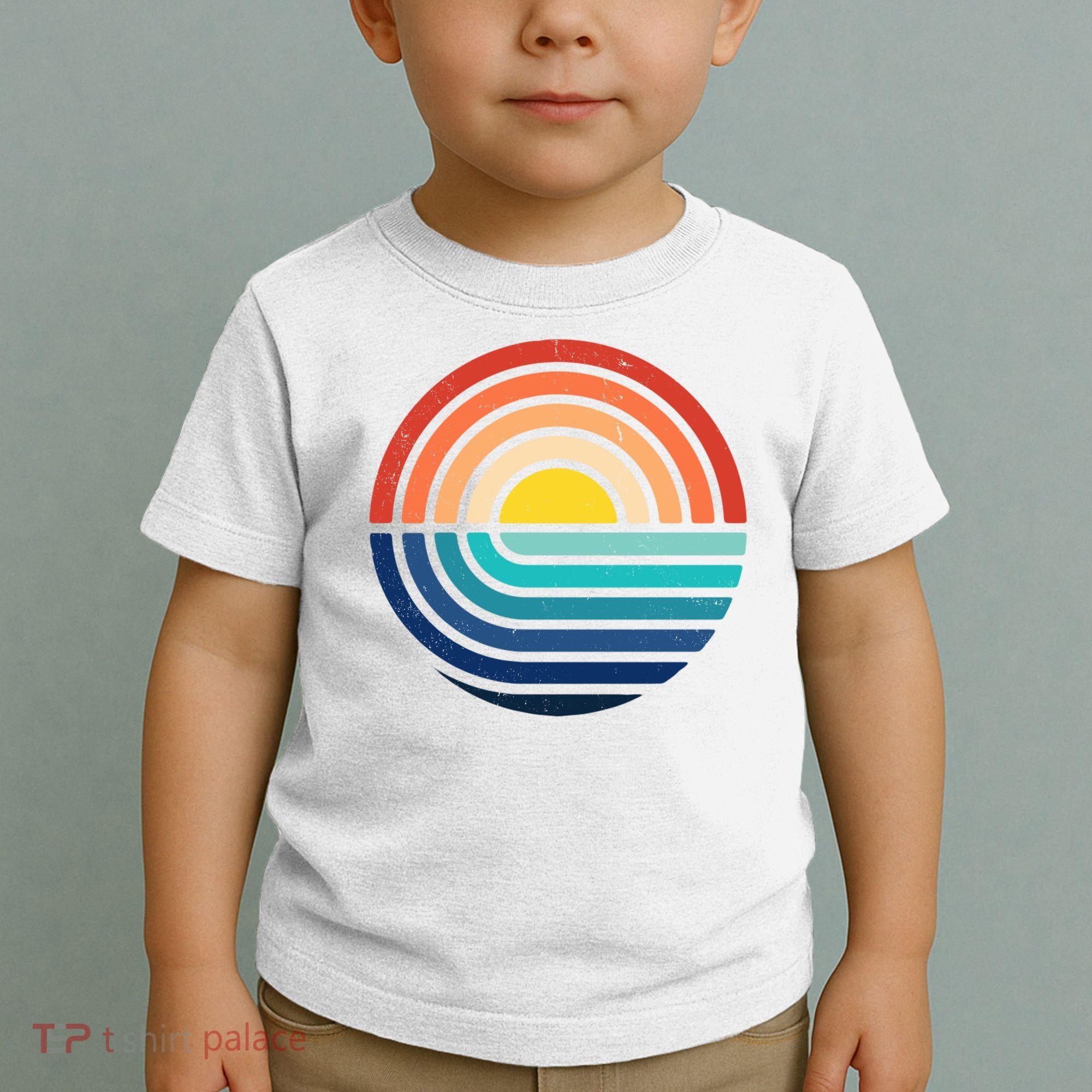 Sunset Retro Waves Toddler T-Shirt