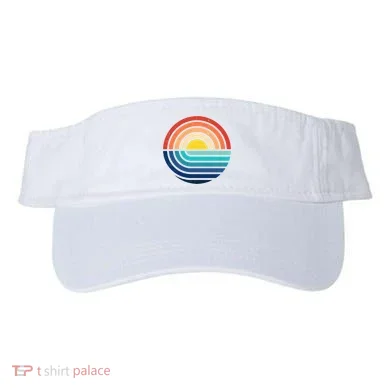 Sunset Retro Waves Visor