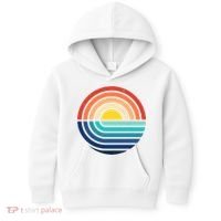 Sunset Retro Waves Kids Hoodie thumb 0
