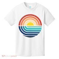 Sunset Retro Waves Kids T-Shirt thumb 0