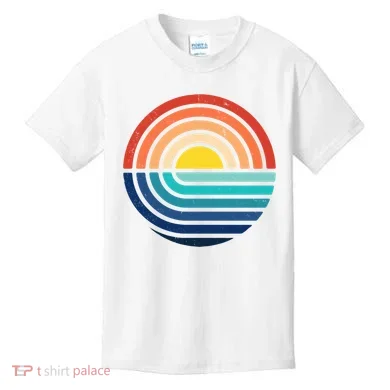 Sunset Retro Waves Kids T-Shirt