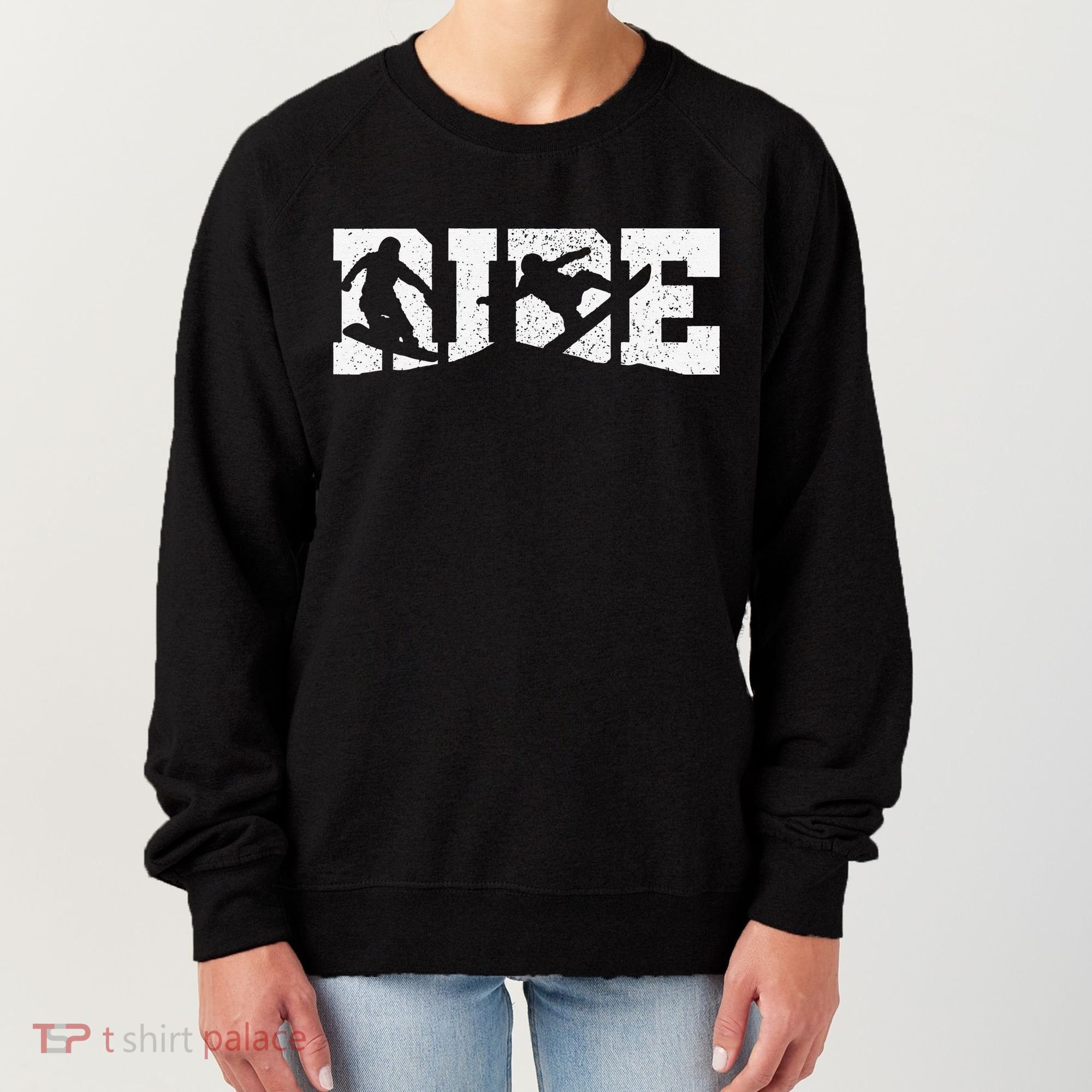 Snowboard RIDE Winter Sports Snowboarding  Women's Sweatshirt