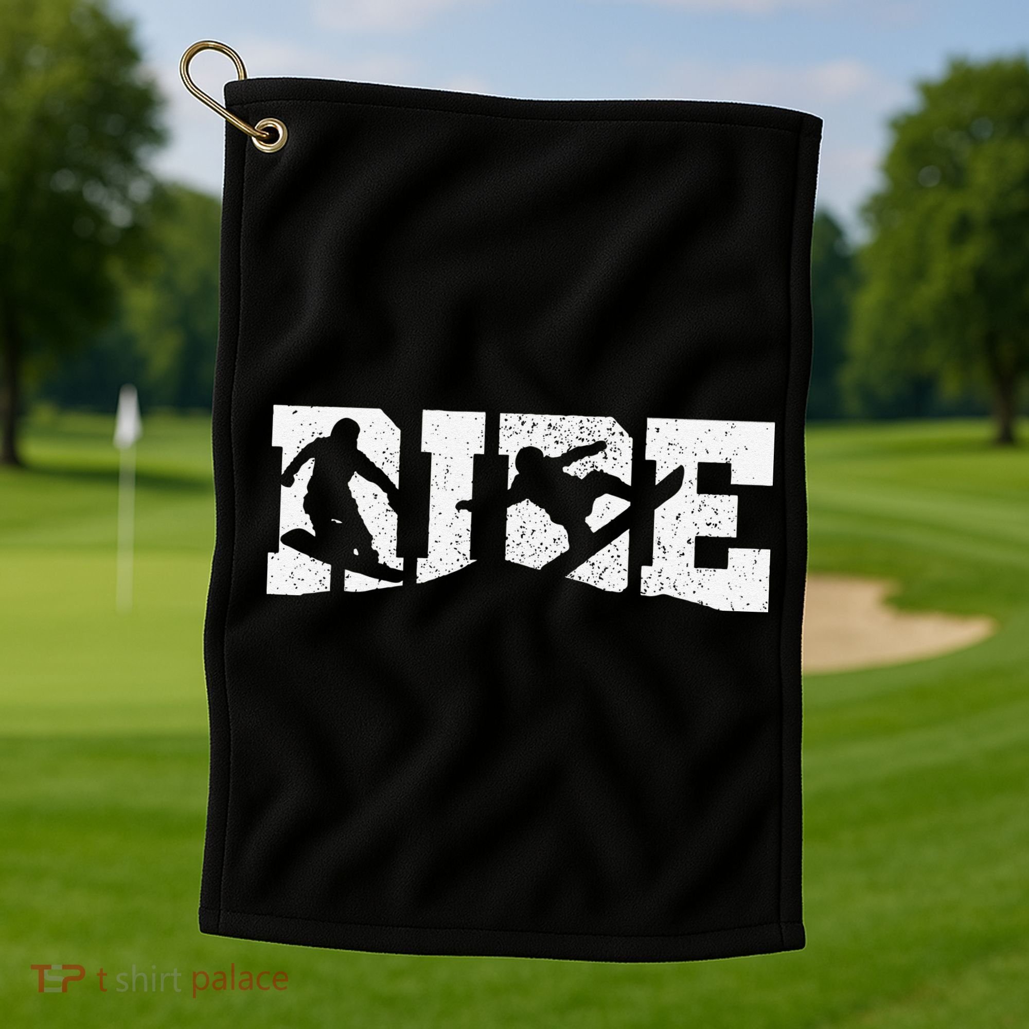 Snowboard RIDE Winter Sports Snowboarding  Golf Towel