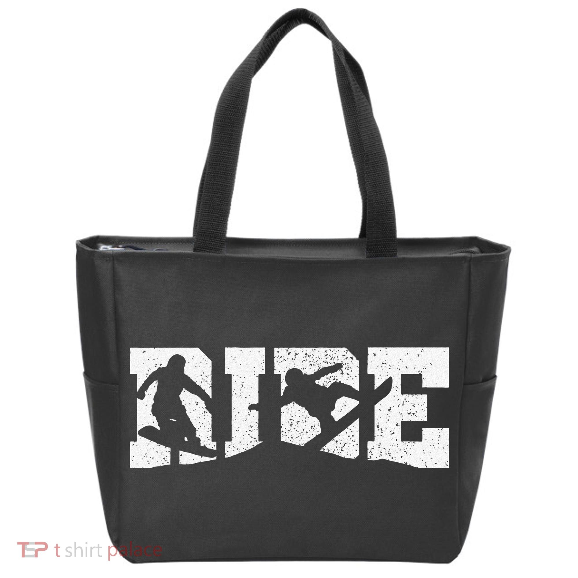 Snowboard RIDE Winter Sports Snowboarding  Tote Bag