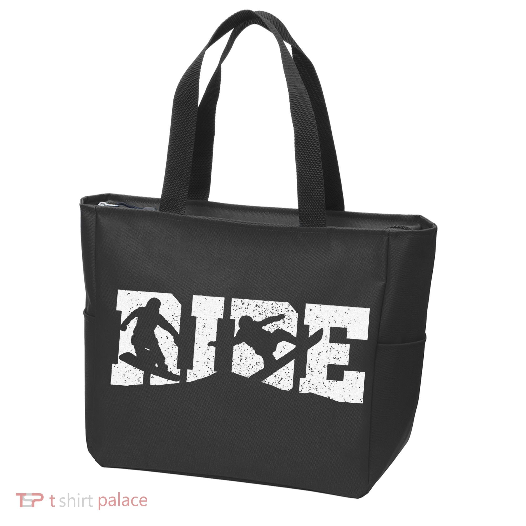 Snowboard RIDE Winter Sports Snowboarding  Tote Bag