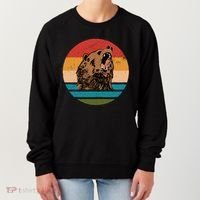 Sunset Retro Wild Bear Women's Sweatshirt thumb 0