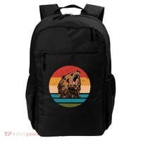 Sunset Retro Wild Bear Backpack thumb 0