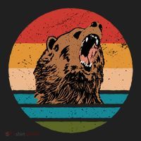 Sunset Retro Wild Bear Beanie thumb 2