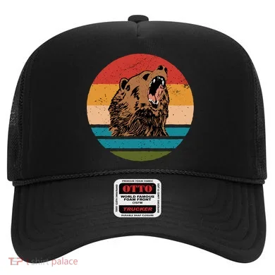 Sunset Retro Wild Bear Hat