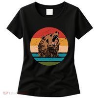 Sunset Retro Wild Bear Women's T-Shirt thumb 0