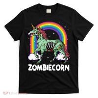 Spooky Rainbow Zombiecorn Halloween Costume T-Shirt thumb 0