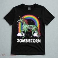 Spooky Rainbow Zombiecorn Halloween Costume T-Shirt thumb 5