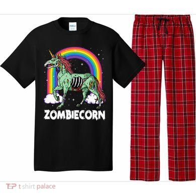Spooky Rainbow Zombiecorn Halloween Costume Pajama Set