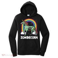 Spooky Rainbow Zombiecorn Halloween Costume Women's Hoodie thumb 0