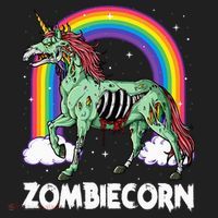 Spooky Rainbow Zombiecorn Halloween Costume Tumbler thumb 3