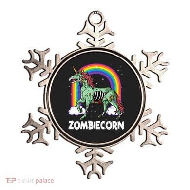 Spooky Rainbow Zombiecorn Halloween Costume Ornament