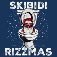 S.K.I.B.I.D.I Riz Zmas Funny Toilet Santa White Elephant Christmas Women's Tank Top thumb 5