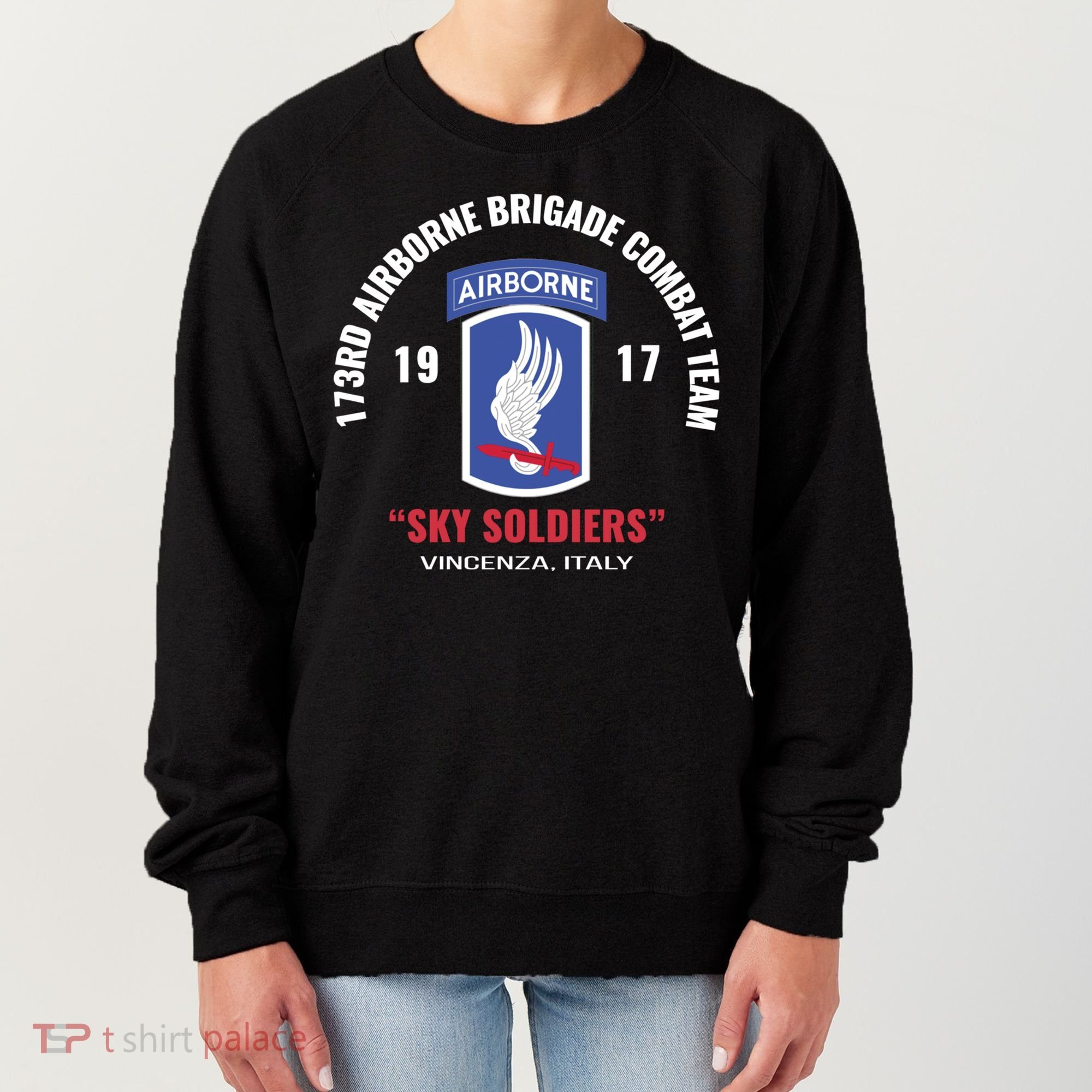 Sky Soldiers 173rd Airborne Combat Team Gift Women's Sweatshirt