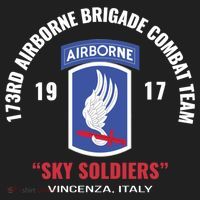 Sky Soldiers 173rd Airborne Combat Team Gift Beanie thumb 2