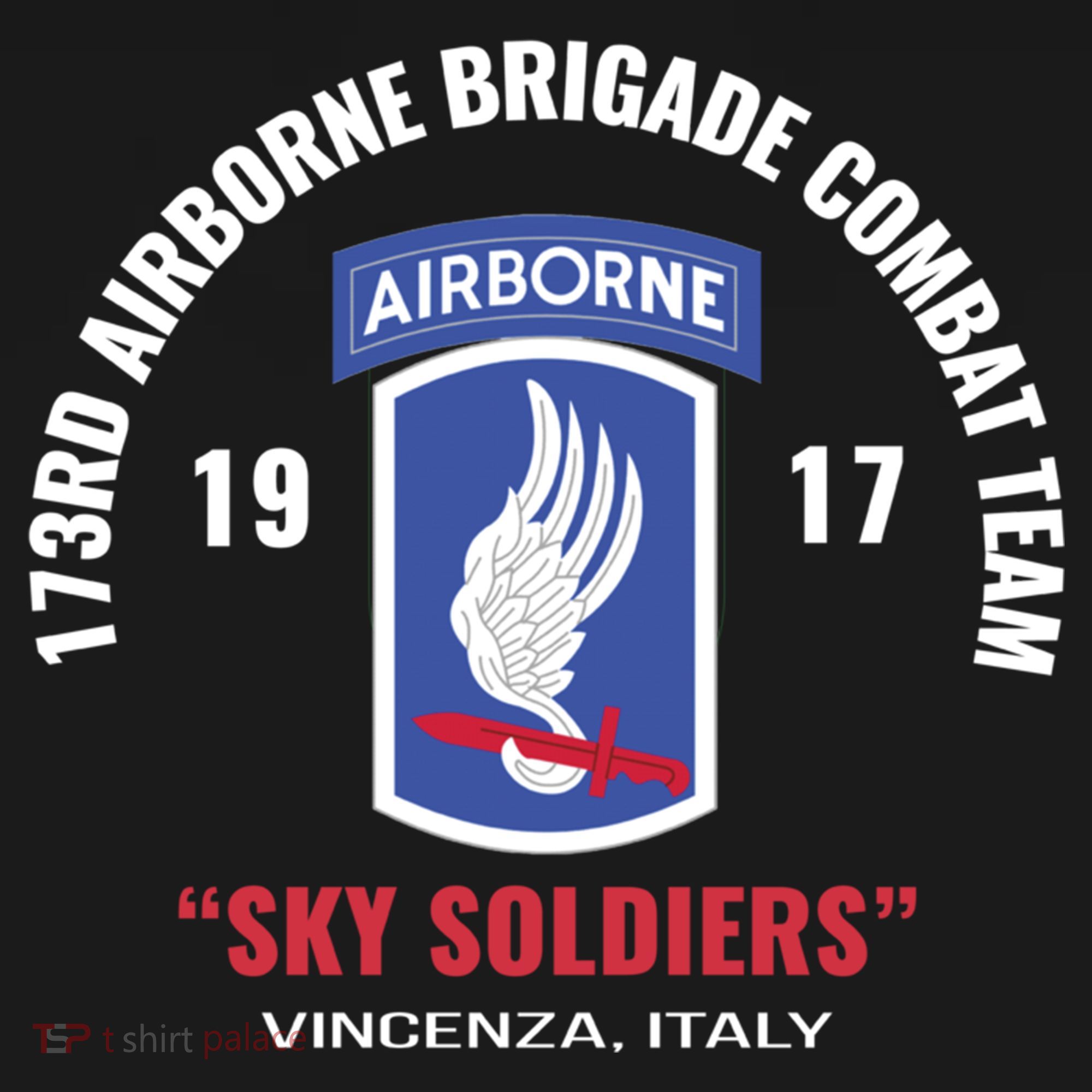 Sky Soldiers 173rd Airborne Combat Team Gift Ornament