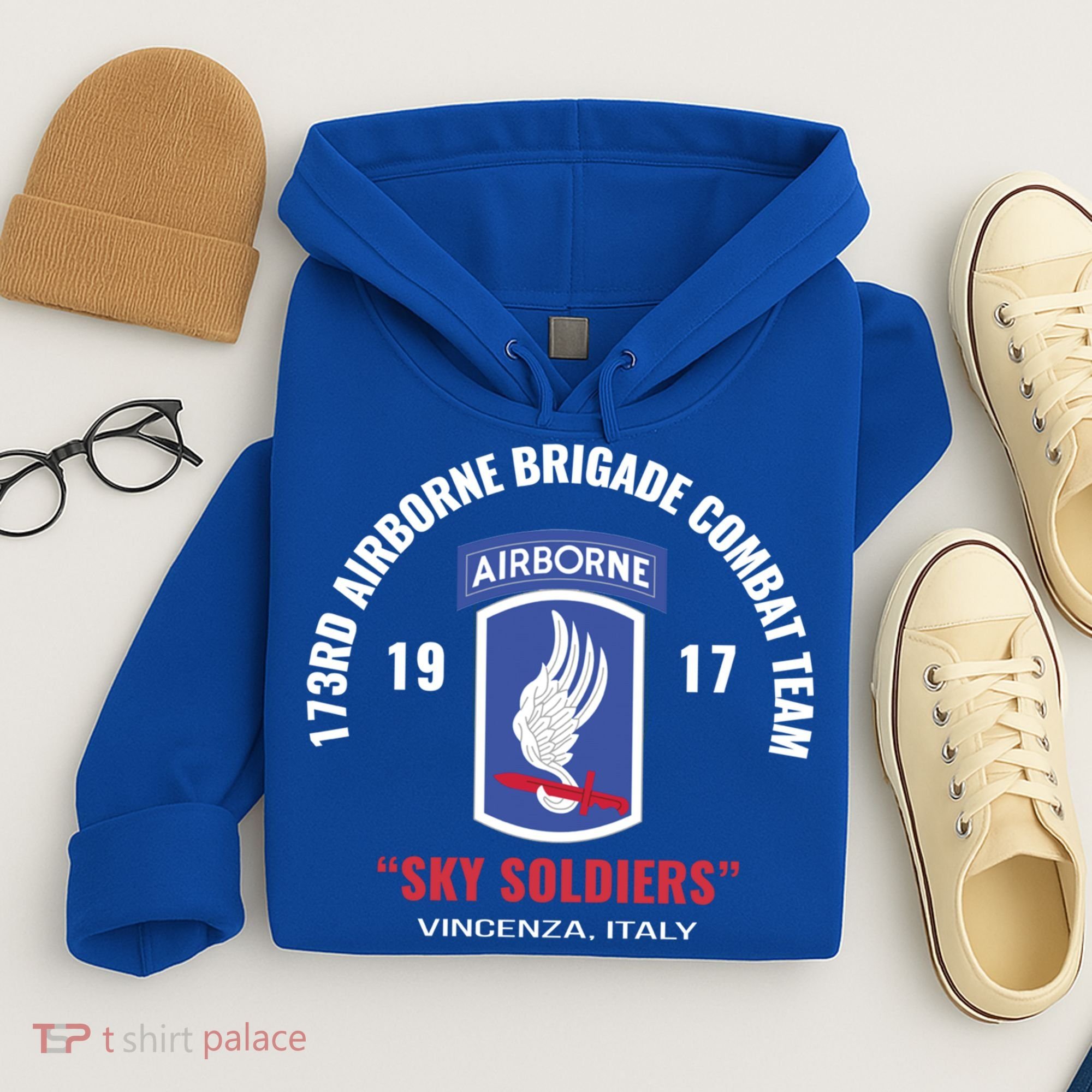 Sky Soldiers 173rd Airborne Combat Team Gift Hoodie