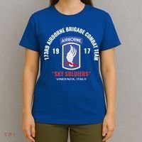 Sky Soldiers 173rd Airborne Combat Team Gift T-Shirt thumb 4