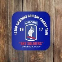 Sky Soldiers 173rd Airborne Combat Team Gift Coaster thumb 0