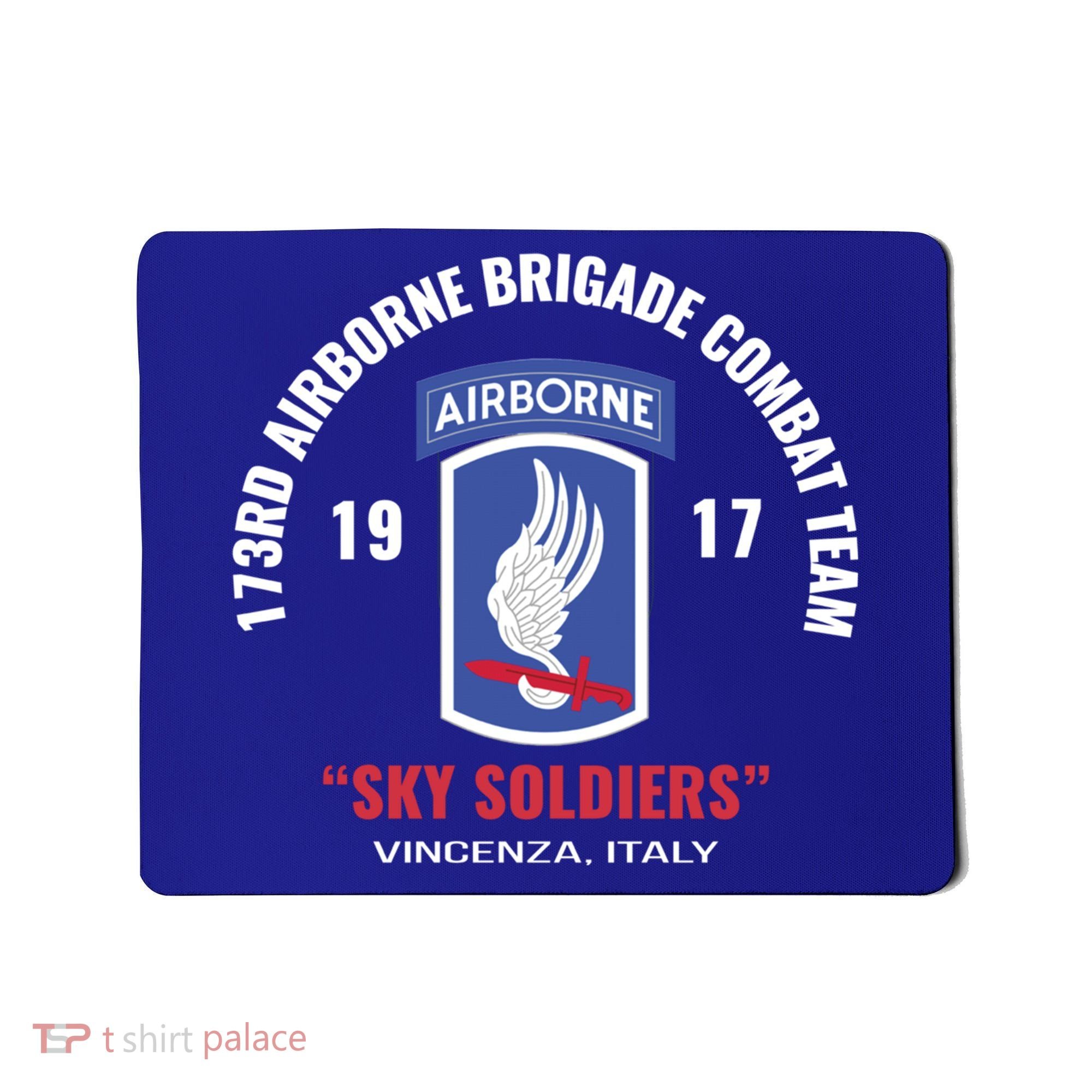 Sky Soldiers 173rd Airborne Combat Team Gift Mousepad