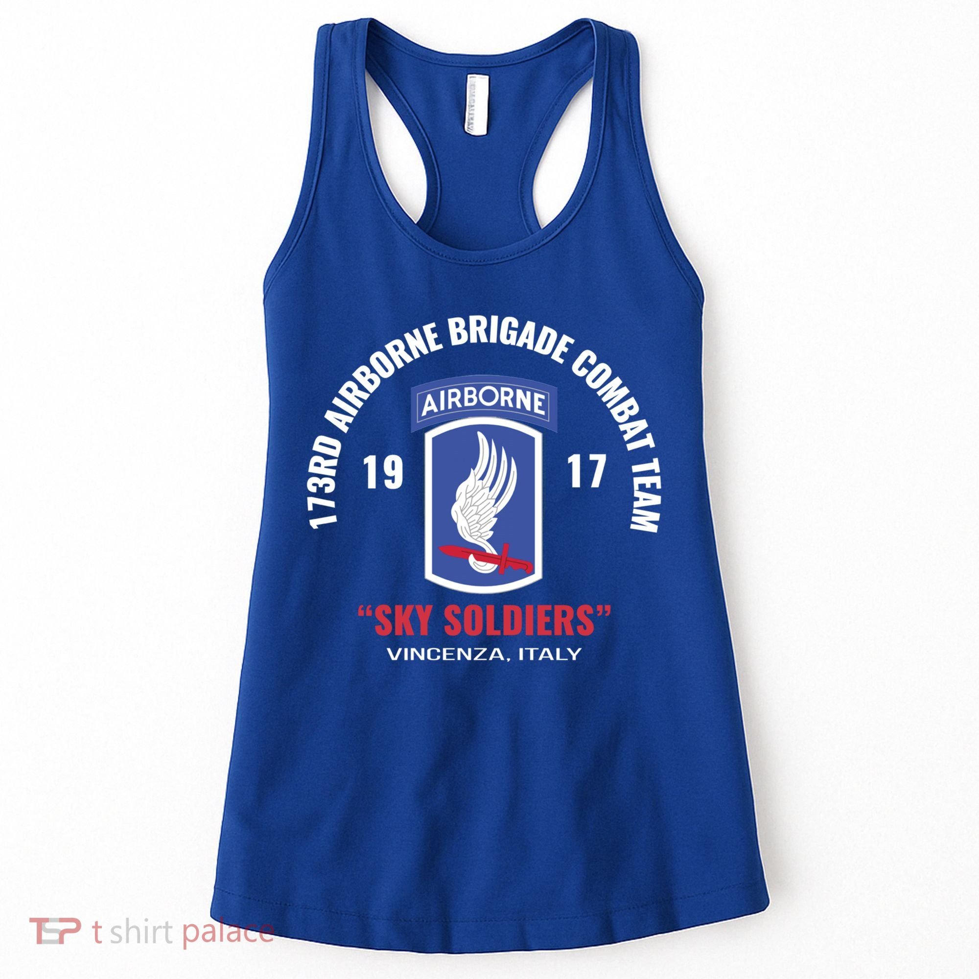 Sky Soldiers 173rd Airborne Combat Team Gift Women's Tank Top