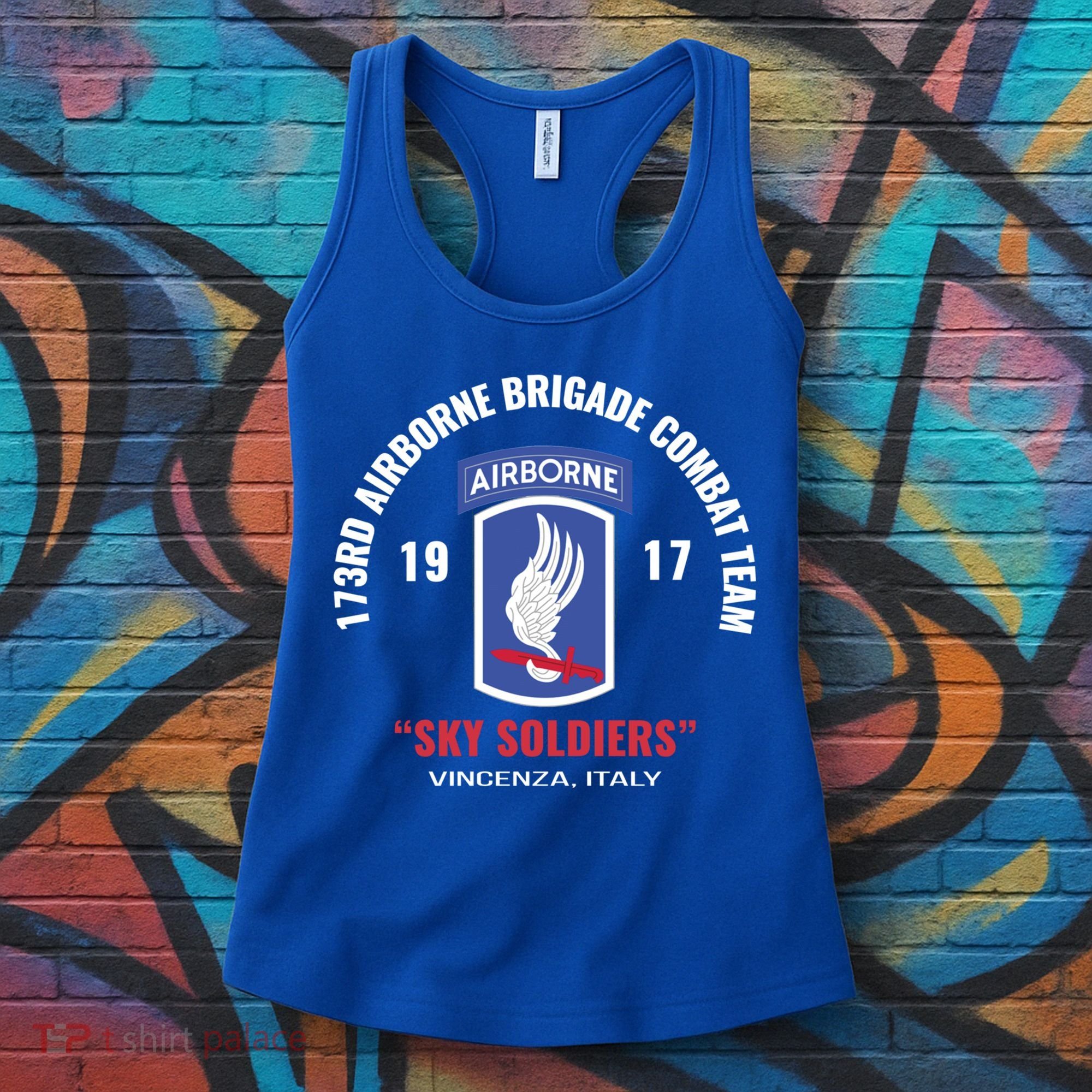 Sky Soldiers 173rd Airborne Combat Team Gift Women's Tank Top