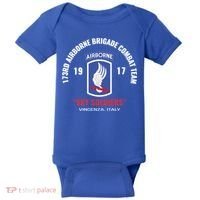 Sky Soldiers 173rd Airborne Combat Team Gift Baby Bodysuit thumb 0