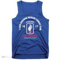 Sky Soldiers 173rd Airborne Combat Team Gift Tank Top thumb 0
