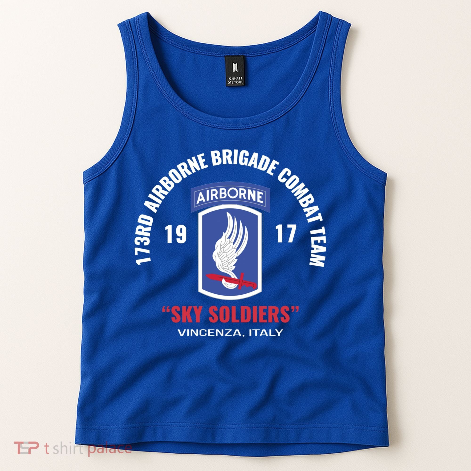 Sky Soldiers 173rd Airborne Combat Team Gift Tank Top