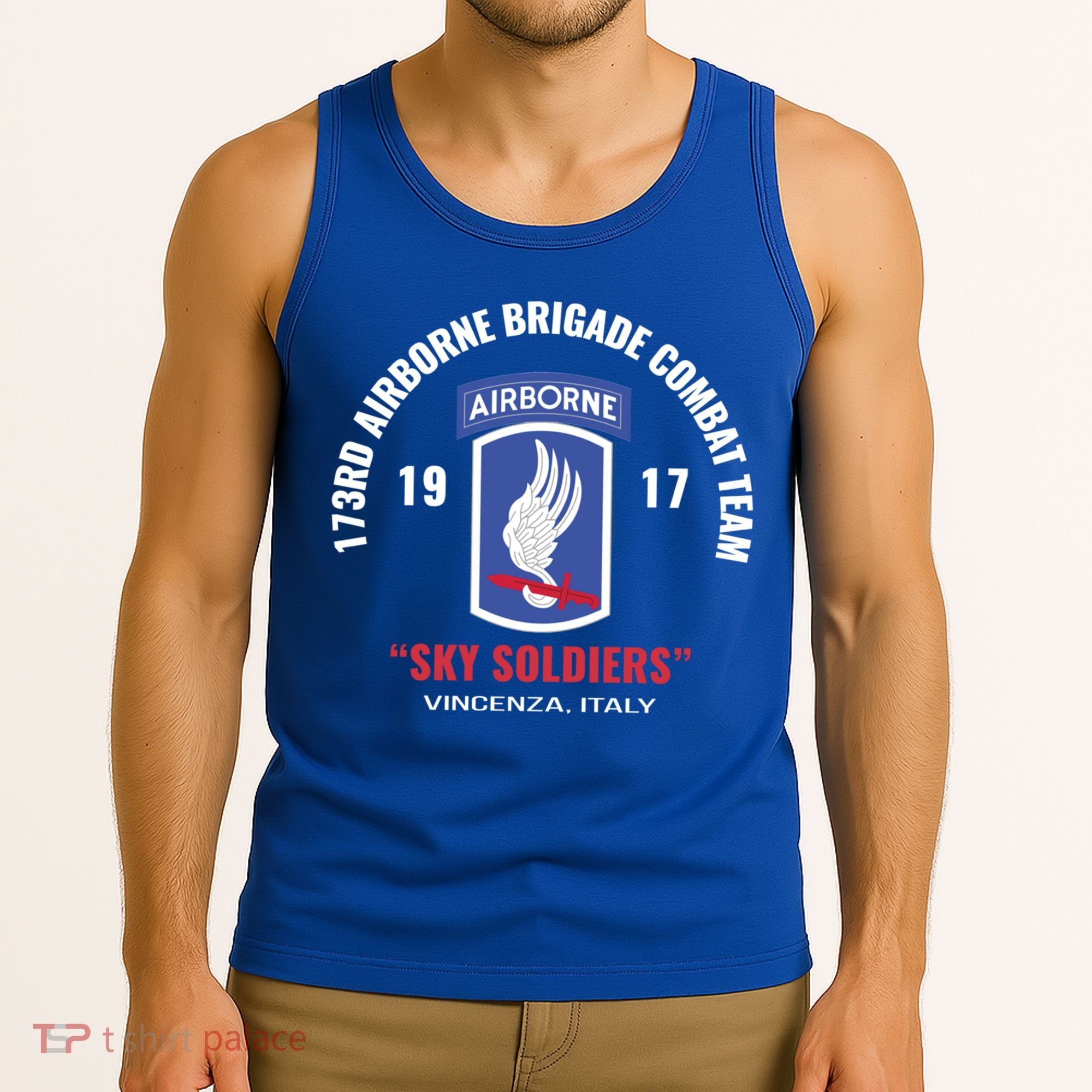 Sky Soldiers 173rd Airborne Combat Team Gift Tank Top