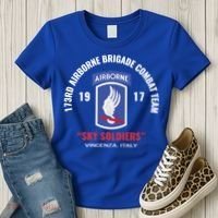 Sky Soldiers 173rd Airborne Combat Team Gift Women's T-Shirt thumb 3