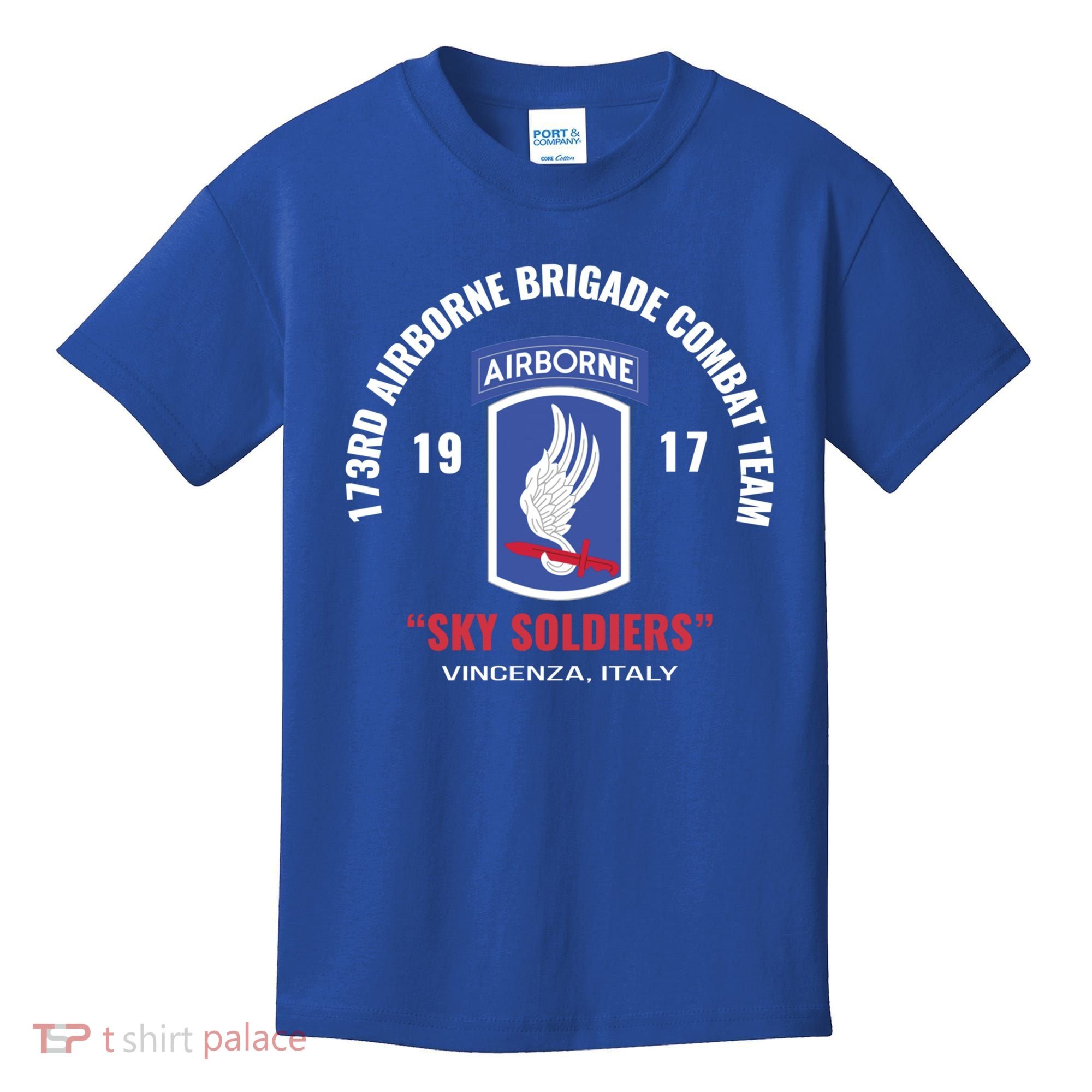 Sky Soldiers 173rd Airborne Combat Team Gift Kids T-Shirt