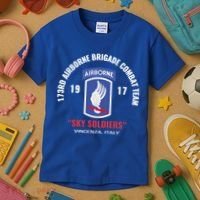 Sky Soldiers 173rd Airborne Combat Team Gift Kids T-Shirt thumb 3