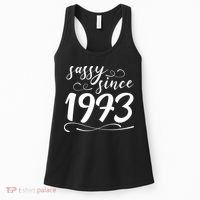 Sassy Since 1973 Birthday 50th Birthday Women's Tank Top thumb 0