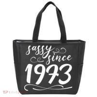 Sassy Since 1973 Birthday 50th Birthday Tote Bag thumb 0