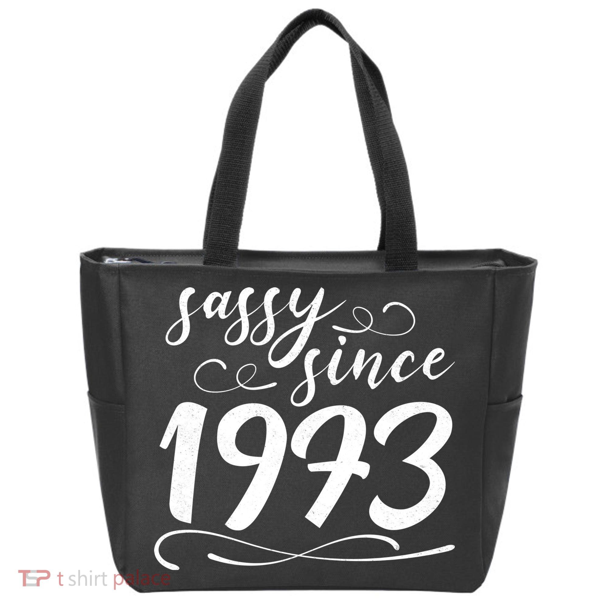 Sassy Since 1973 Birthday 50th Birthday Tote Bag