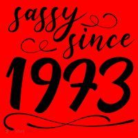 Sassy Since 1973 Birthday 50th Birthday Santa Hat thumb 1