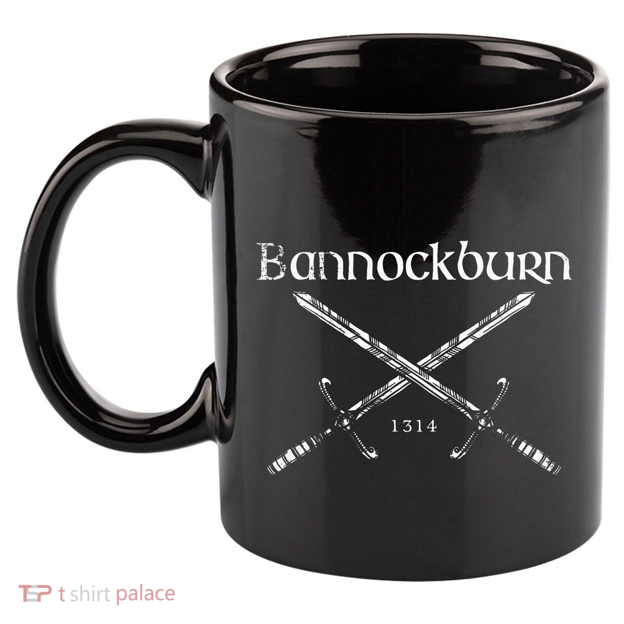 Scotland Souvenir 1314 Battle Of Bannockburn Scottish 11oz C Handle Ceramic Mug