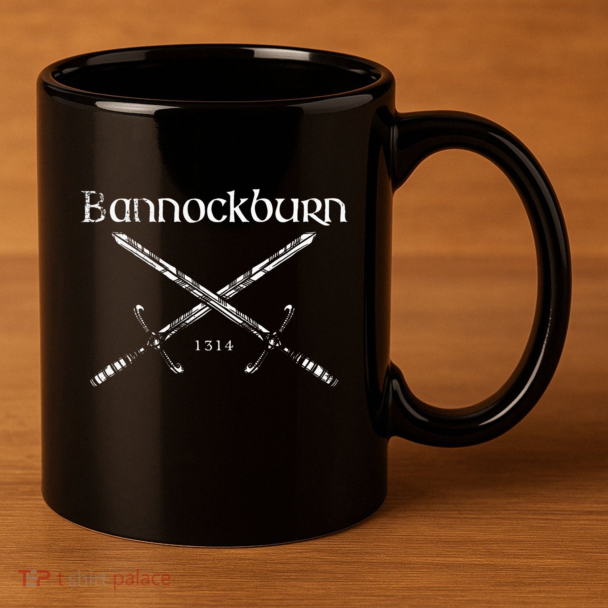 Scotland Souvenir 1314 Battle Of Bannockburn Scottish 11oz C Handle Ceramic Mug