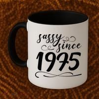 Sassy Since 1975 Birthday 50th Birthday Coffee Mug thumb 2